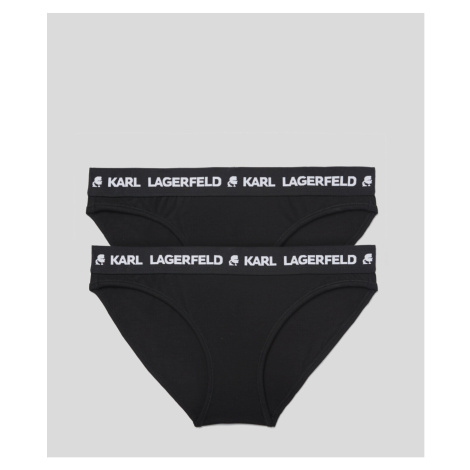 Spodní Prádlo Karl Lagerfeld Logo Brief Set - Černá