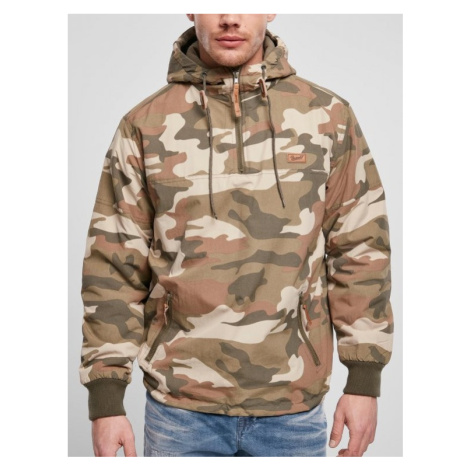 Pánská bunda Brandit Pull Over Windbreaker - wood camo