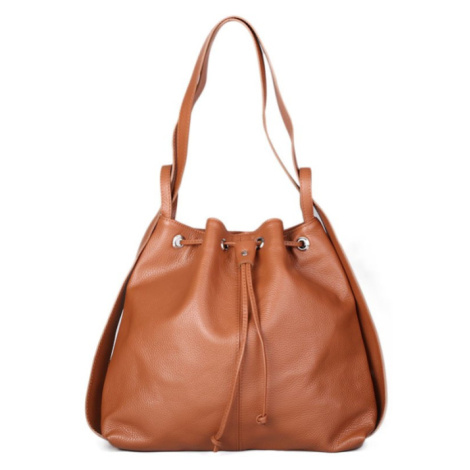 Dámské kožené kabelky a batohy 2v 1 hnědé Parma