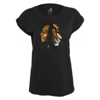 Ladies Bob Marley Lion Face Tee