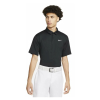 Nike Dri-Fit Tour Mens Solid Golf Polo Black/White
