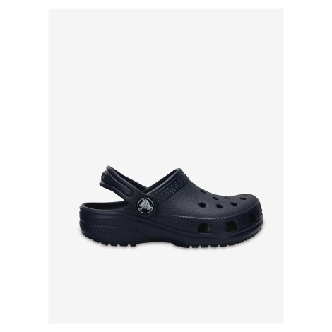 Černé dětské pantofle Crocs