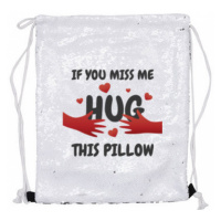 Vak flitrový měnící Hug this pillow