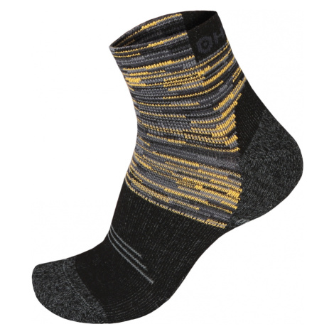 Ponožky Husky Hiking černá/žlutá XL (45-48)
