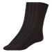 LIVERGY® Pánské ponožky s BIO bavlnou, 4 páry (černá)