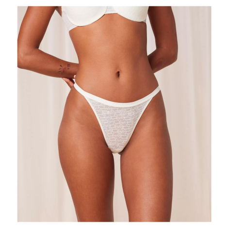 Dámská tanga Triumph Signature Sheer String - UNKNOWN - bílé 1595 - TRIUMPH