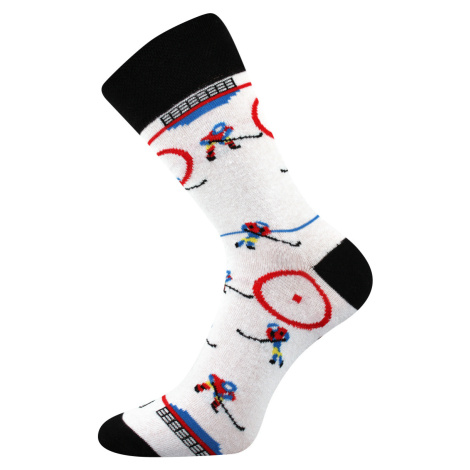 Lonka Woodoo Sólo Unisex trendy ponožky BM000002828600101372 vzor 02 / hokej