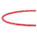 Gaura Pearls Korálový náhrdelník Nania - přírodní Korál, stříbro 925/1000 202-49 Červená 38 cm +