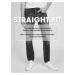 Tmavě modré straight fit džíny ONLY & SONS Edge