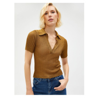 Koton Polo Neck Knitwear Sweater Short Sleeve