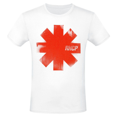 Red Hot Chili Peppers Red Logo Tričko bílá