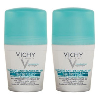 Vichy Sada kuličkových antiperspirantů proti bílým a žlutým skvrnám 2 x 50 ml