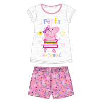 Prasátko Pepa licence Dívčí pyžamo Prasátko Peppa 5204929, šedý melír / světle růžová Barva: Šed