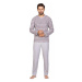 Pánské pyžamo Regina 589 šedé | šedá