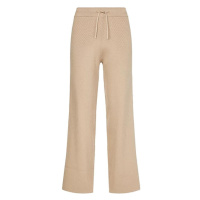 Tommy Hilfiger Trousers - SOFT RIB WIDE LEG PANT beige