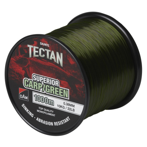 Dam vlasec damyl tectan carp green 1000 m - 0,35 mm 9 kg