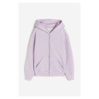 H & M - Oversized bunda na zip - fialová
