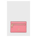 Kožená peněženka Furla dámská, růžová barva