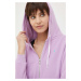 Mikina Polo Ralph Lauren dámská, fialová barva, s kapucí, hladká