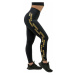 Nebbia Classic High Waist Leggings INTENSE Iconic Black/Gold Fitness kalhoty