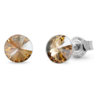 Náušnice Rivoli se Swarovski Elements Sweet Candy Studs K1122SS29GS golden shadow 6 mm