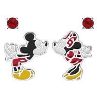 DISNEY Minnie a Mickey Mouse set náušnic stříbrný SS00004SRRL.CS