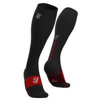 Compressport Full Socks Recovery Black 2L Běžecké ponožky