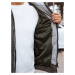 Dstreet Pohodlná prošívaná vesta v grafitové barvě s kapucí