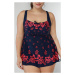 Samoa Blue tankini tílko S938 červená