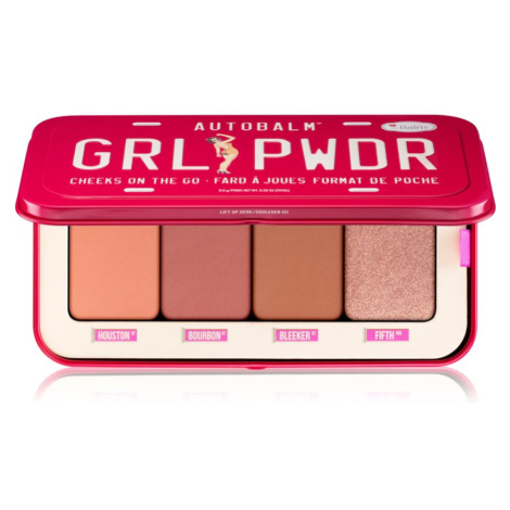 theBalm Autobalm Grl Pwdr paleta tvářenek s rozjasňovačem 8 g