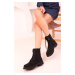 Soho Black Suede Women's Boots & Booties 18399