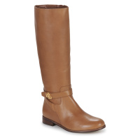 Lauren Ralph Lauren BRITTANEY-BOOTS-TALL BOOT Hnědá