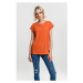 Ladies Extended Shoulder Tee - rust orange