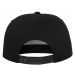 Classic 5 Panel Snapback - black