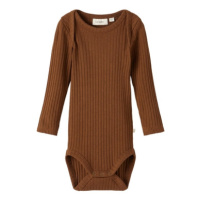 Lil'Atelier Body s dlouhĂ˝m rukĂˇvem Nbnikar Cambridge Brown