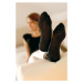 Protiskluzové ponožky na jógu SISSEL® Yoga Socks Barva: černá, Velikosti: