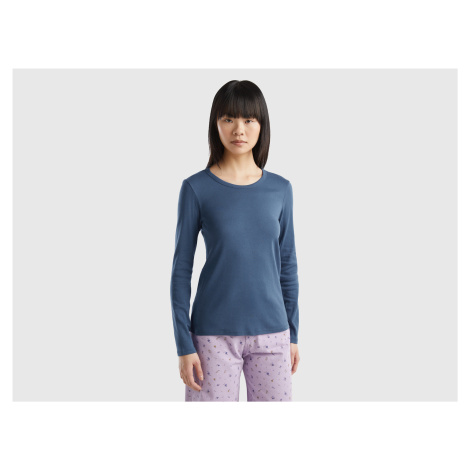 Benetton, Long Sleeve Pure Cotton T-shirt United Colors of Benetton