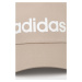 Bavlněná baseballová čepice adidas Performance béžová barva, s potiskem