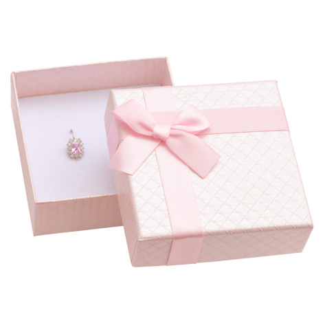 JK Box Dárková krabička na šperky s mašlí AT-4/A5 JKbox