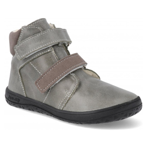 Barefoot dětské zimní boty Jonap B4MV - šedé