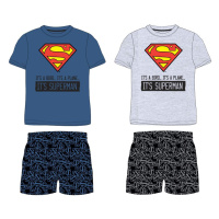 superman-licence Chlapecké pyžamo - Superman 5204271, šedý melír Barva: Šedá