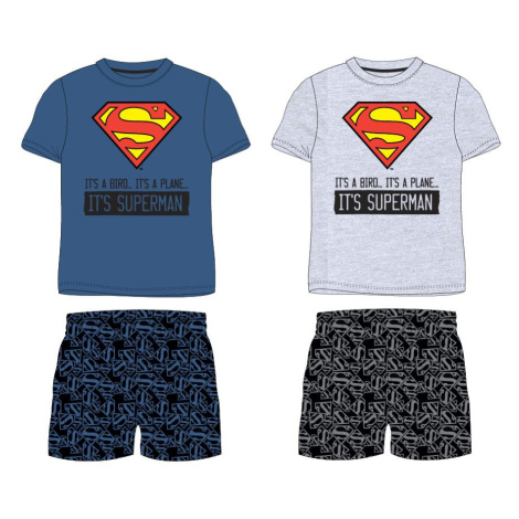 superman-licence Chlapecké pyžamo - Superman 5204271, šedý melír Barva: Šedá