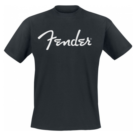 Fender Classic Logo Tričko černá