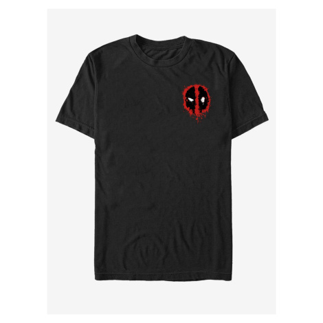 Černé unisex tričko Marvel Deadpool SplatterIcon - Pocket ZOOT.FAN