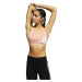 Dámská podprsenka adidas Believe This Medium Support Workout Logo Ambient Blush