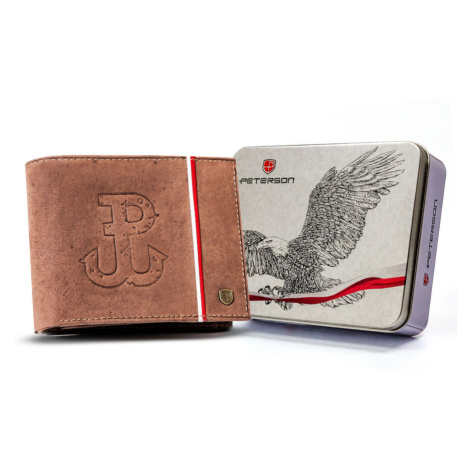 Pánská kožená peněženka s vlasteneckým vzorem Peterson