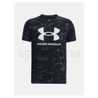 Tričko Under Armour UA PORTYLE LOGO AOP J - černá