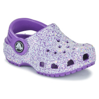 Crocs Classic Glitter Clog T Fialová