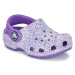 Crocs Classic Glitter Clog T Fialová