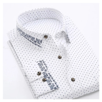 Elegantní pánská košile s malým vzorem